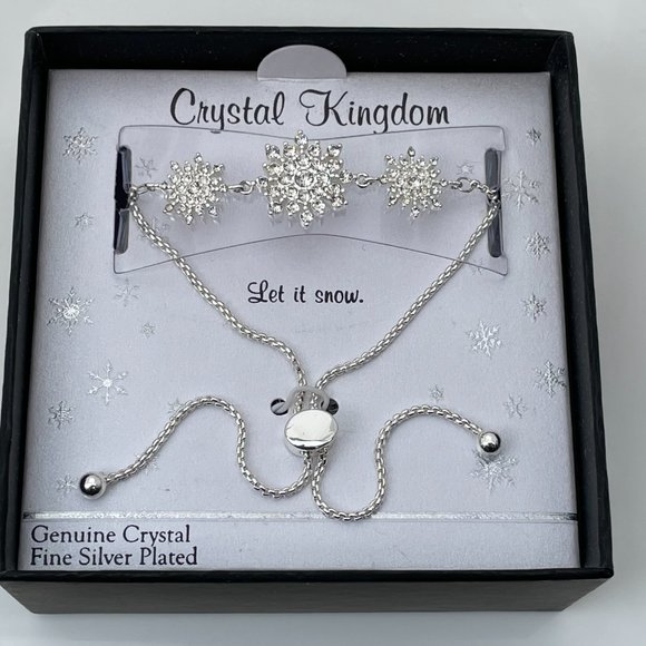 Crystal Kingdom Bracelet Sterling silver adjustabl - Picture 4 of 7